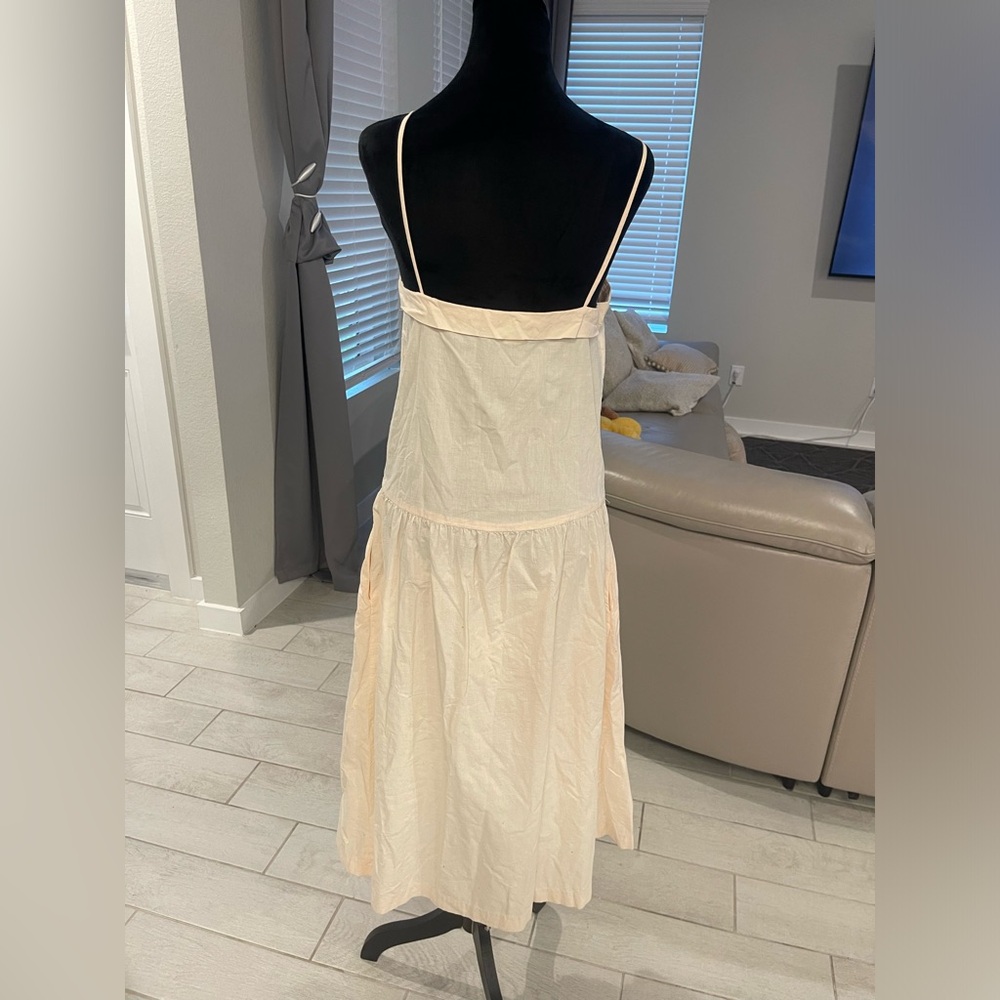 Vintage Rare Janet Russo Cotton Dress 80s 90s Sweetheart Cottage Picnic US 8 - Picture 3 of 8